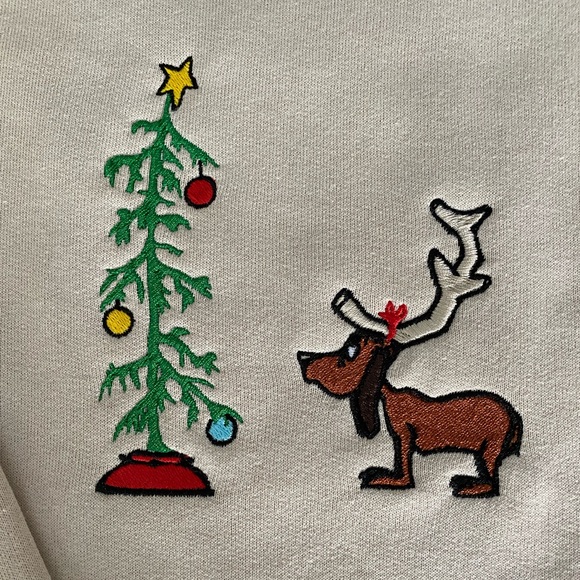 Grinch Dog Max Embroidered Sweatshirt - Picture 4 of 5